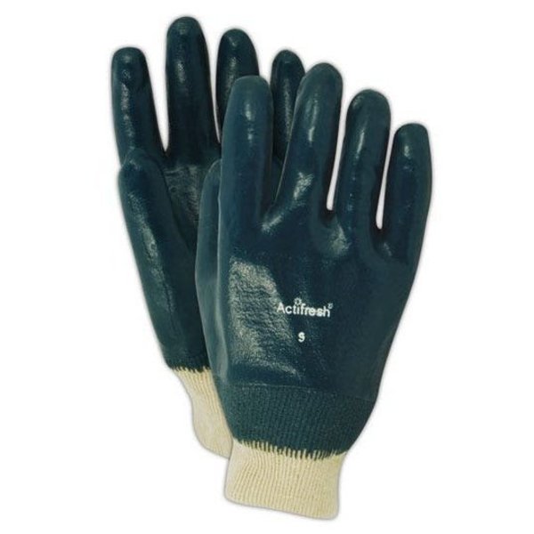 Magid MultiMaster Lightweight Cotton Gloves with Full Nitrile Coating, 12PK 4839-7